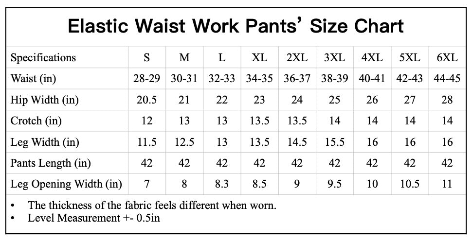 Multiple Pockets Work Pants D655 Orange