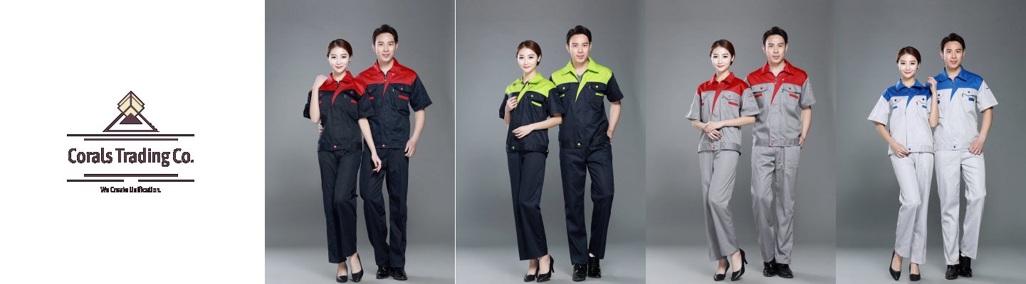 Short-Sleeved Synthetic Fabric Workwear