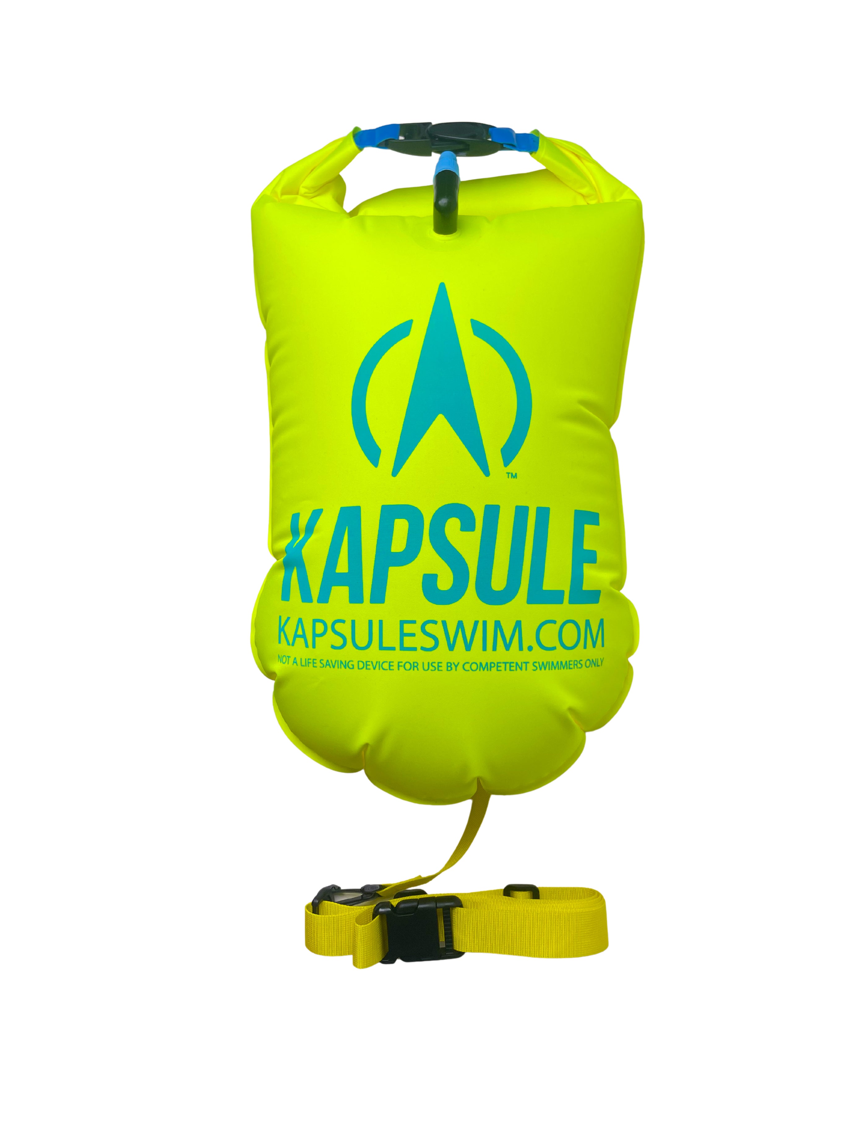 Aegis 20L Open Water Swim Buoy – Lightweight HydroGuard™ TPU Safety Float – Neon Yellow