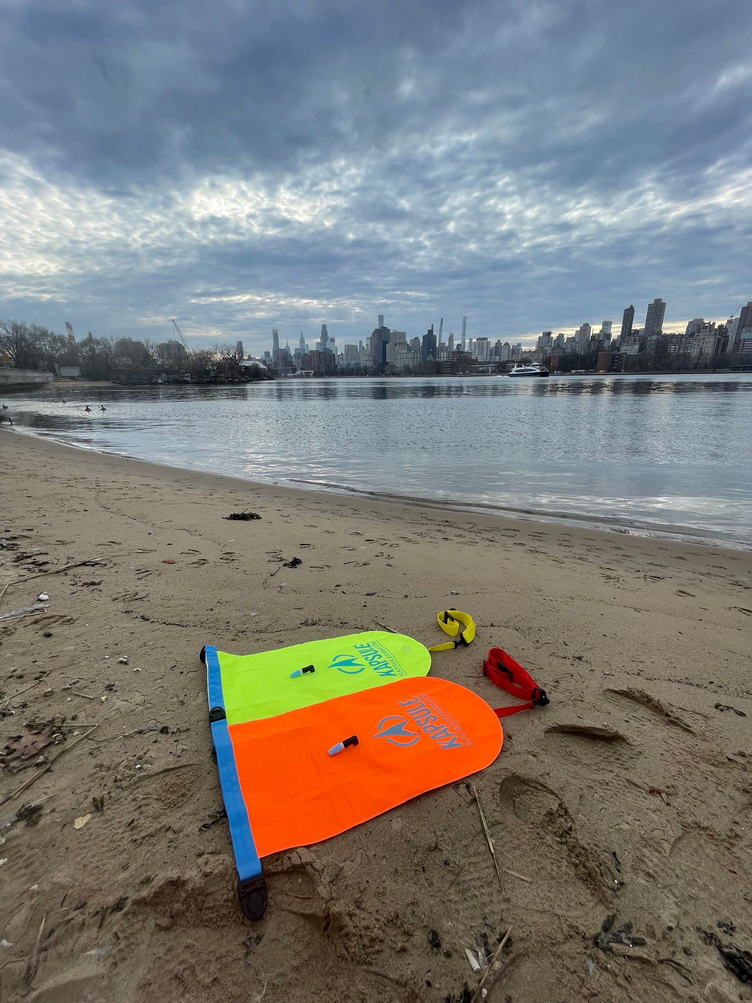 Aegis 20L Open Water Swim Buoy – Lightweight HydroGuard™ TPU Safety Float – Neon Yellow