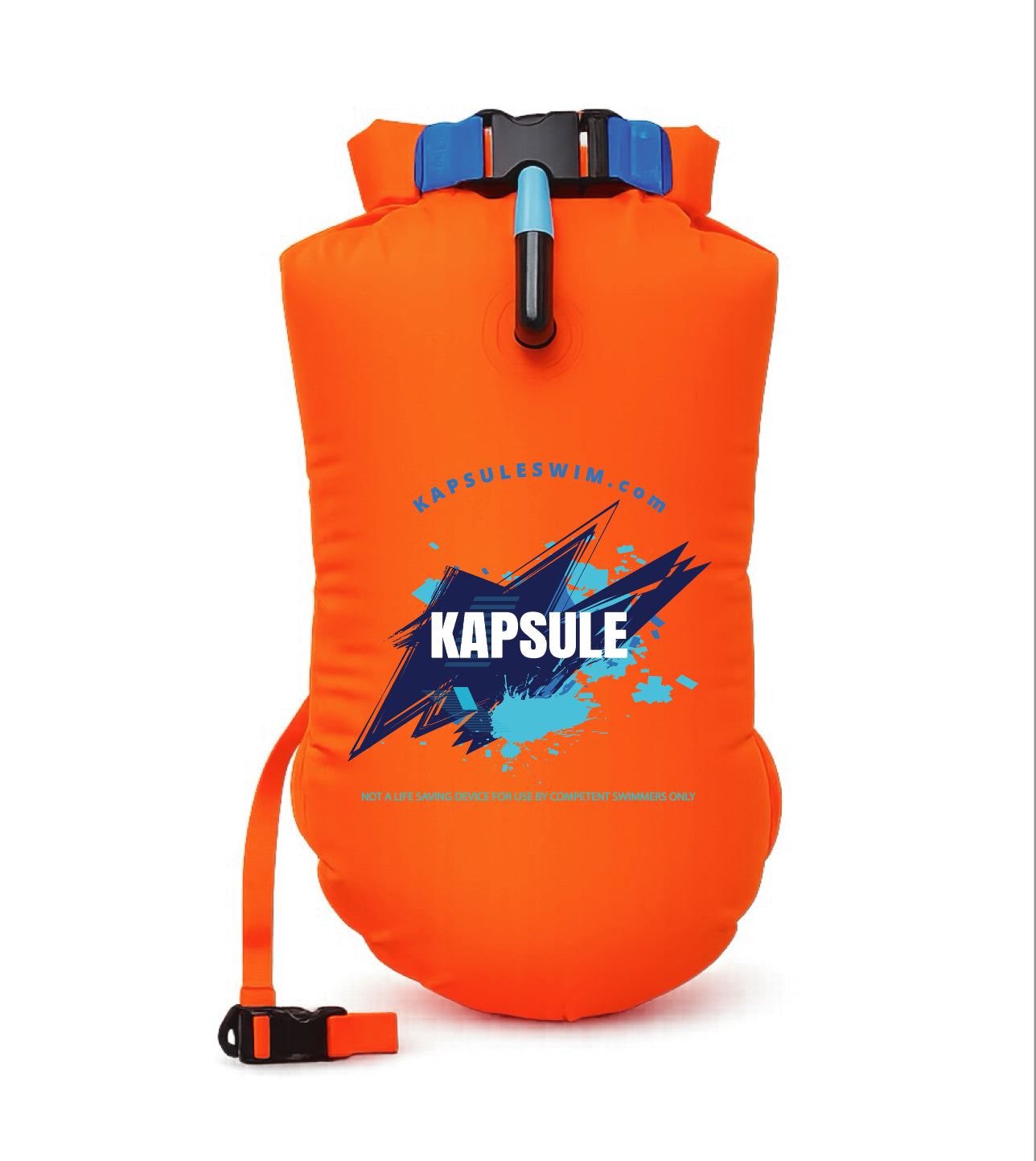 Polyether TPU Neon Orange Swim Buoy sporty