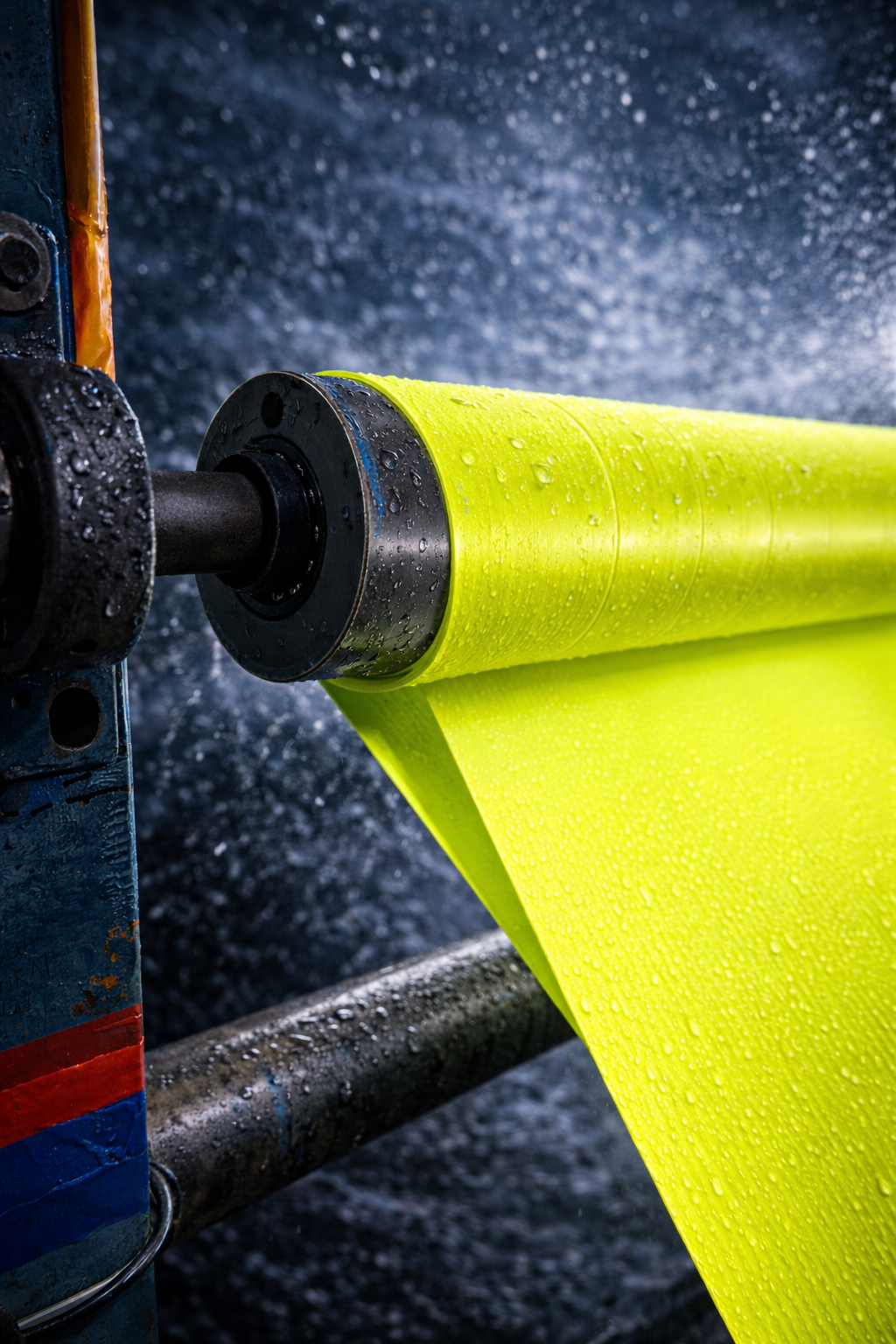 <p>Our proprietary synthetic fabric delivers superior water resistance, cold tolerance, and durability in open water.</p>