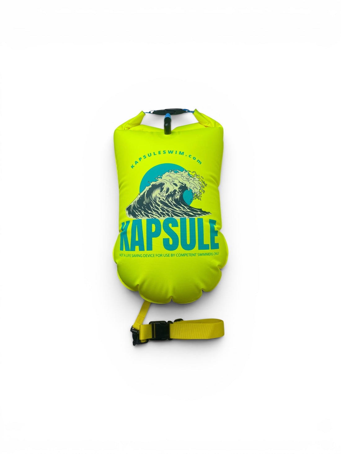 Open Water Swim Buoy 20L – Polyether TPU Safety Float – Atlas (Neon Yellow)