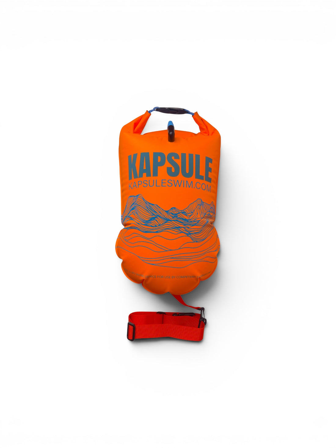 Open Water Swim Buoy 20L – Polyether TPU Safety Float – Kai (Neon Orange)