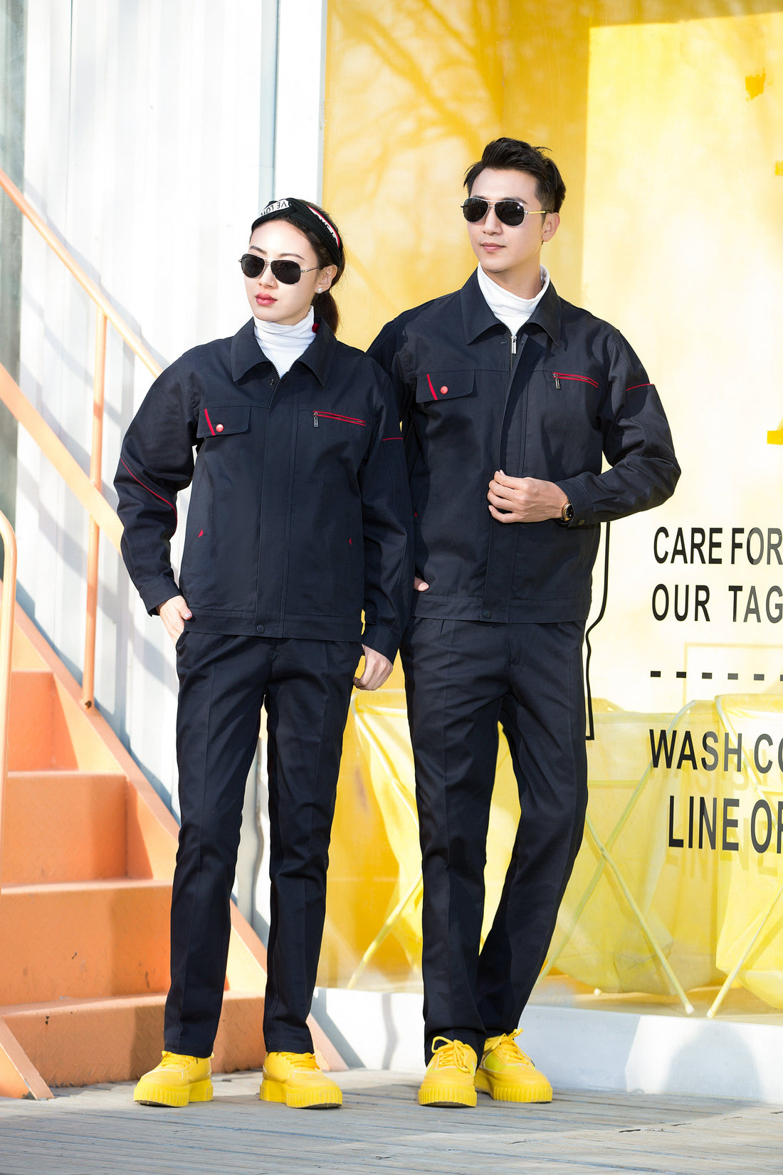 Corals Trading Co. 可樂思百貨商行 纯棉 Autumn and winter long-sleeved pure cotton series workwear SD-PC-W101