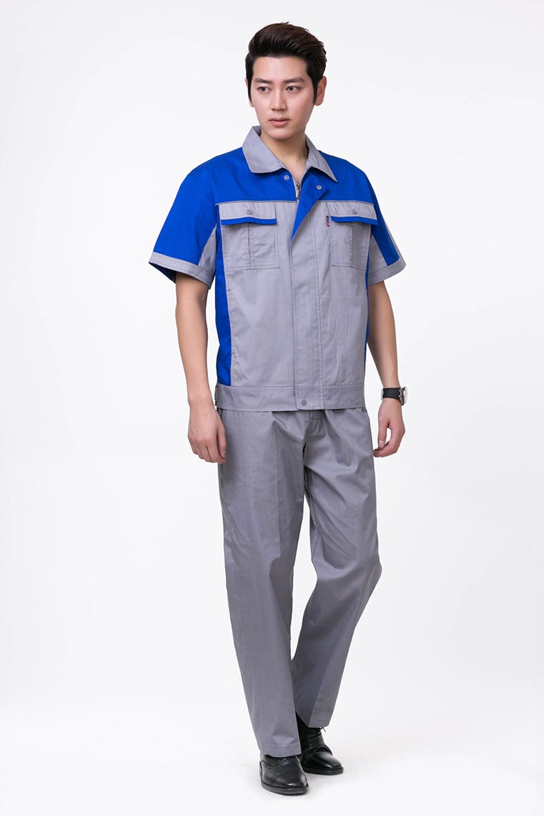 Corals Trading Co. 可樂思百貨商行 涤棉 Short-sleeved polyester cotton overalls for summer SD-S1101
