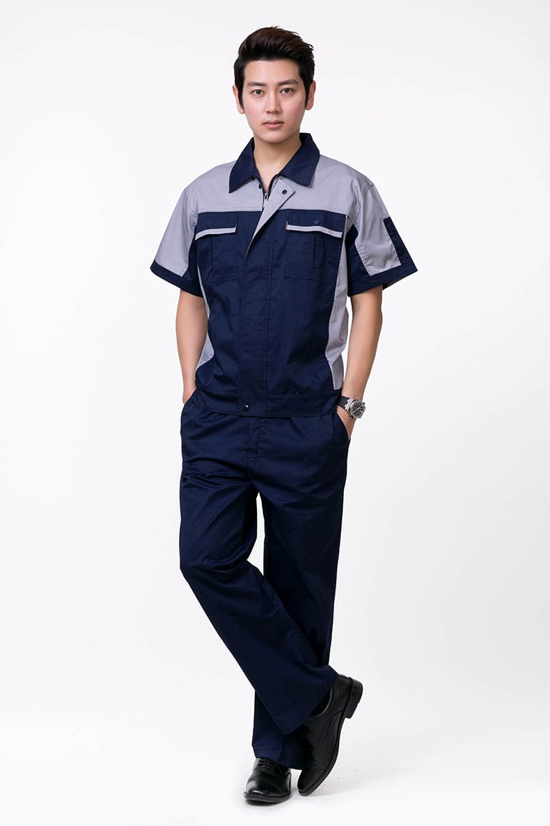 Corals Trading Co. 可樂思百貨商行 涤棉 Short-sleeved polyester cotton overalls for summer SD-S1102