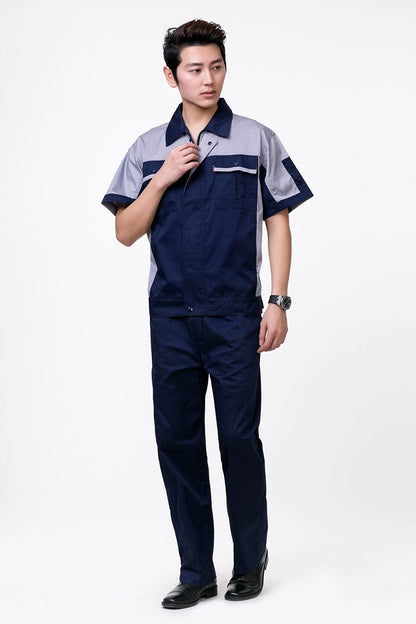 Corals Trading Co. 可樂思百貨商行 涤棉 Short-sleeved polyester cotton overalls for summer SD-S1102