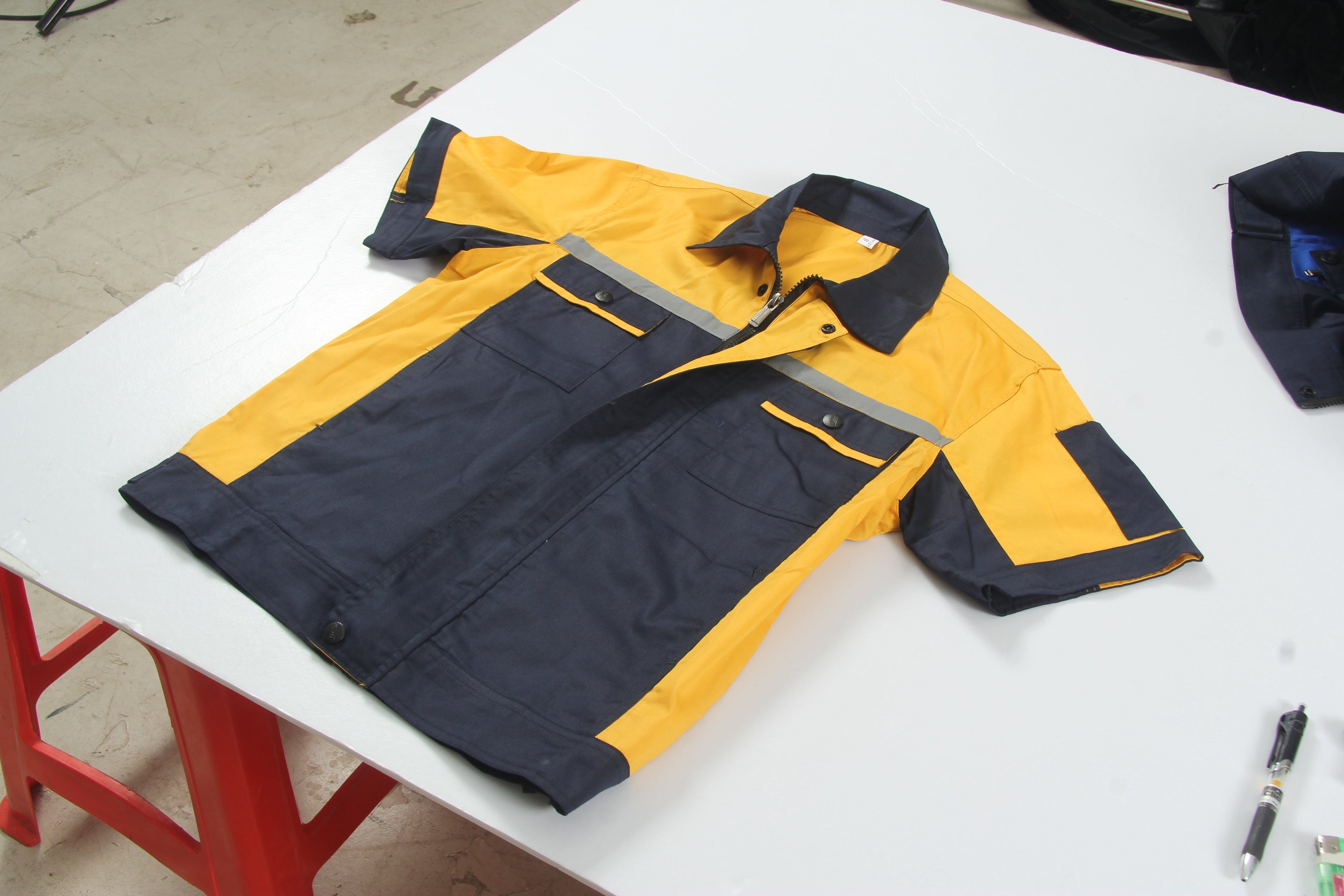 Corals Trading Co. 可樂思百貨商行 涤棉 Short-sleeved polyester cotton overalls for summer SD-S1201