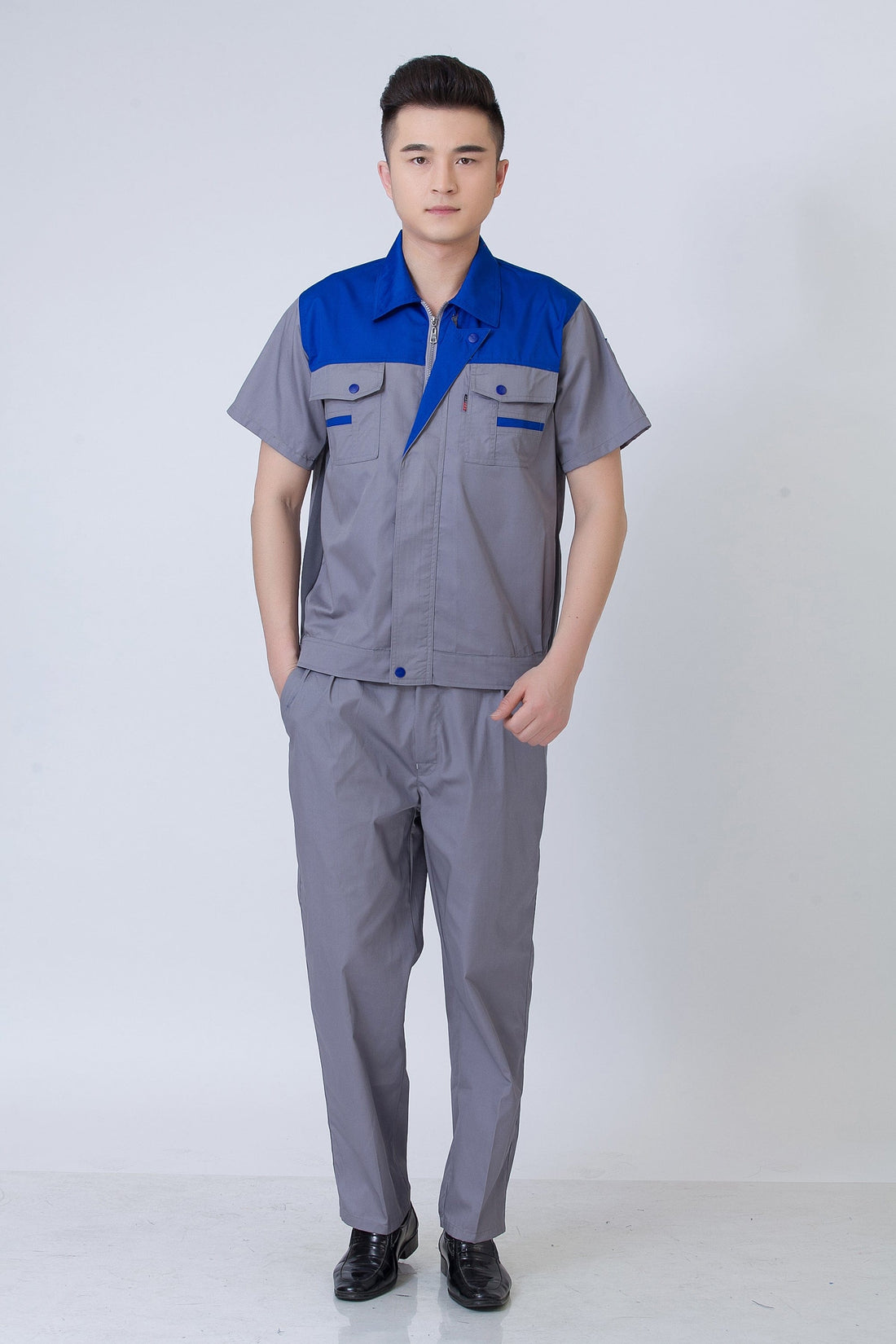 Corals Trading Co. 可樂思百貨商行 涤棉 Short-sleeved polyester cotton overalls for summer SD-S2404