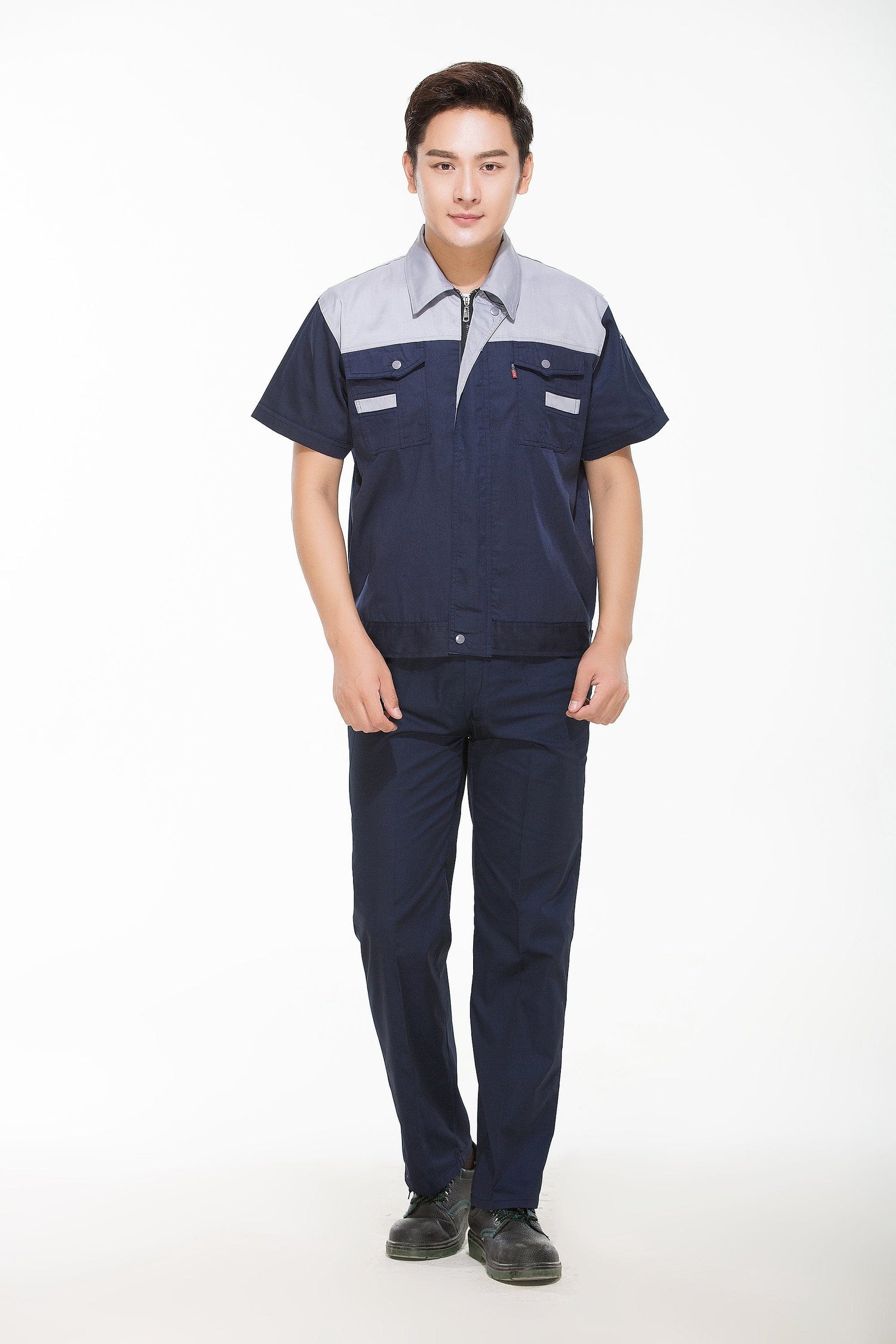 Corals Trading Co. 可樂思百貨商行 涤棉 Short-sleeved polyester cotton overalls for summer SD-S2407