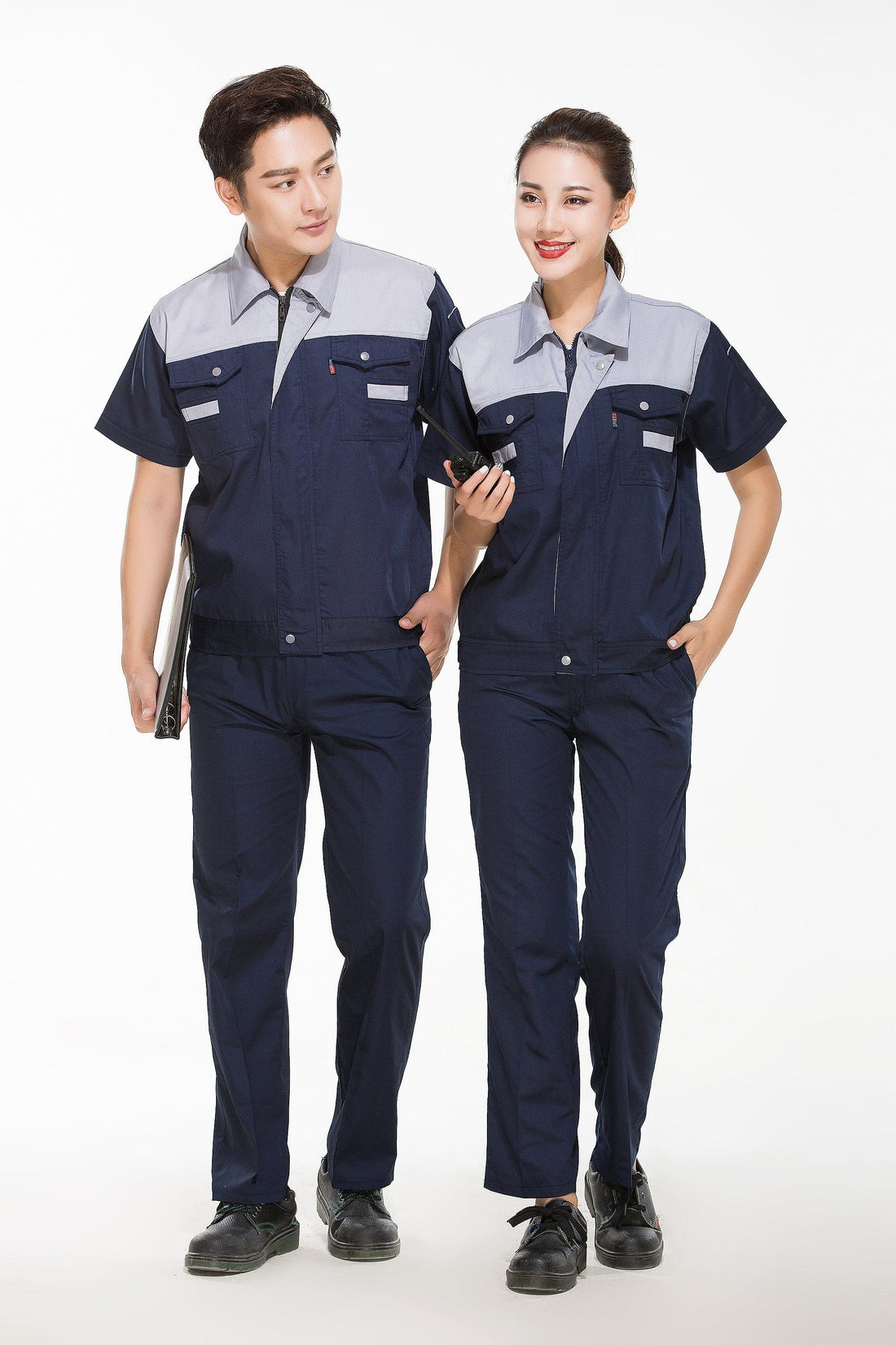 Corals Trading Co. 可樂思百貨商行 涤棉 Short-sleeved polyester cotton overalls for summer SD-S2407