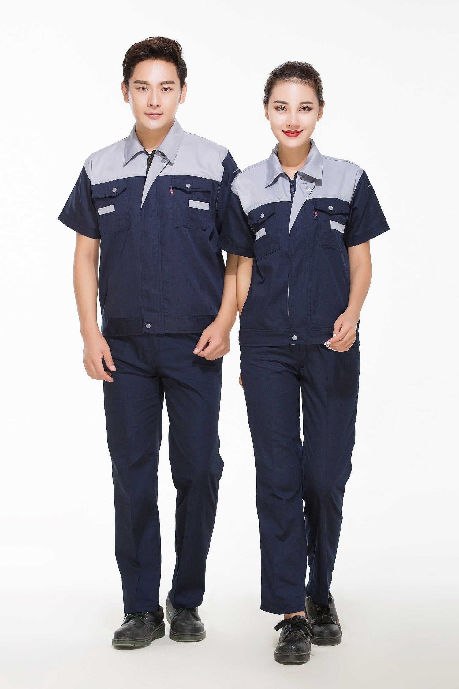 Corals Trading Co. 可樂思百貨商行 涤棉 Short-sleeved polyester cotton overalls for summer SD-S2407