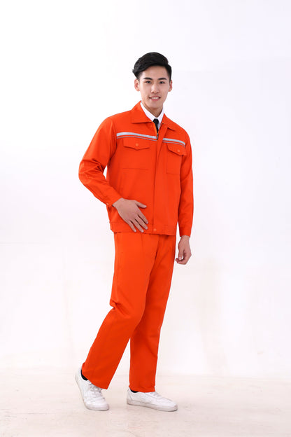 Corals Trading Co. 可樂思百貨商行 涤棉 Solid color double reflective stripe workwear SD-W1805