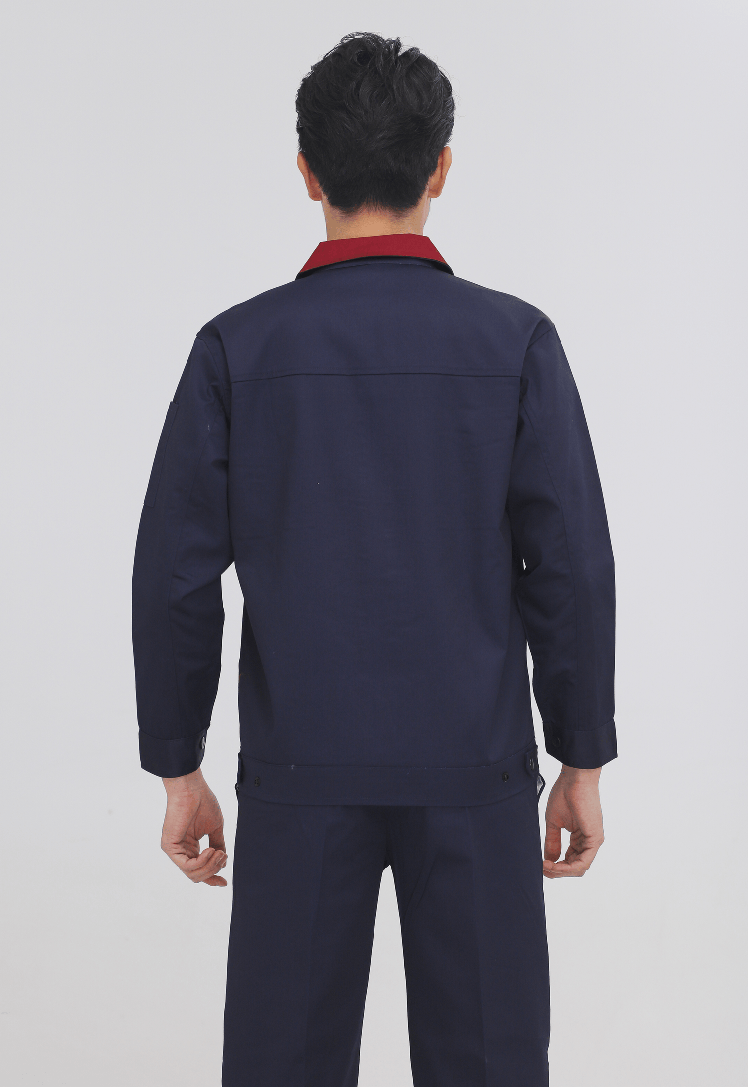 Corals Trading Co. 可樂思百貨商行 涤棉 Spring and Autumn Long Sleeve Polyester-Cotton Workwear Navy SD-W403
