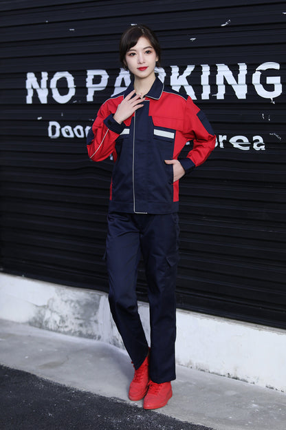 Corals Trading Co. 可樂思百貨商行 涤棉 Spring and Autumn Long Sleeve Polyester-Cotton Workwear SD-W205