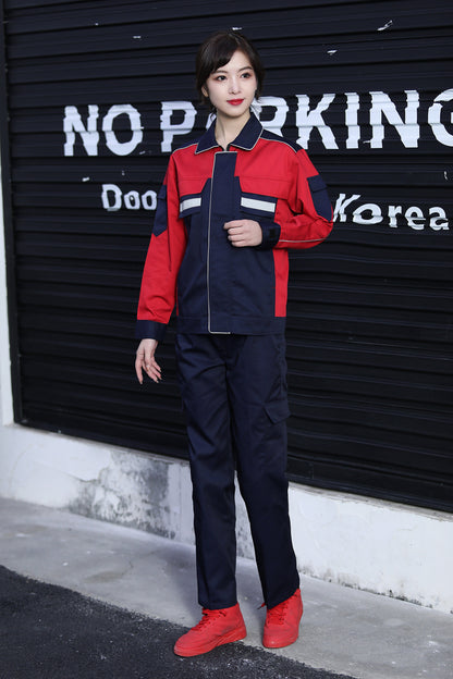 Corals Trading Co. 可樂思百貨商行 涤棉 Spring and Autumn Long Sleeve Polyester-Cotton Workwear SD-W205