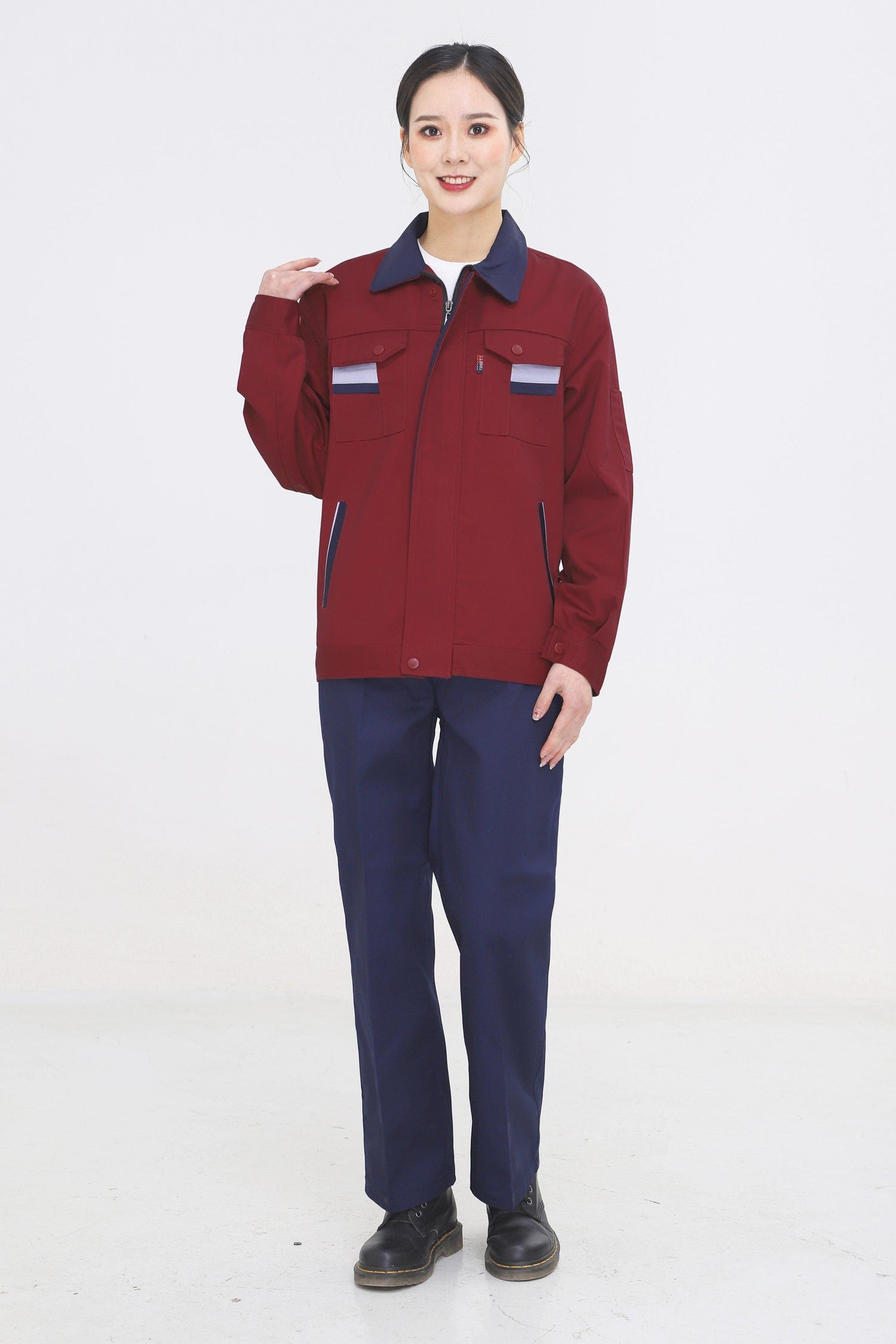 Corals Trading Co. 可樂思百貨商行 涤棉 Spring and Autumn Long Sleeve Polyester-Cotton Workwear SD-W407