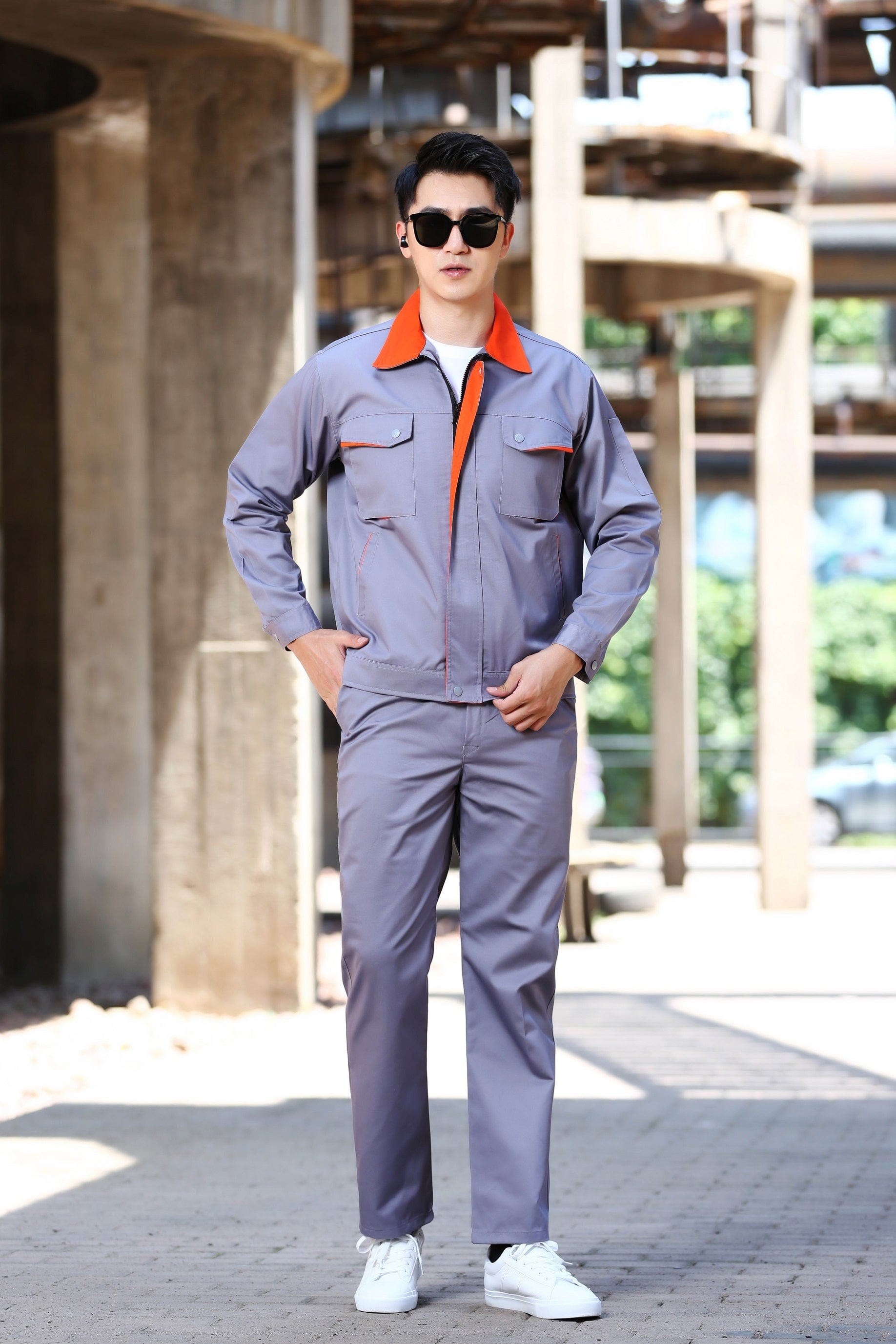 Corals Trading Co. 可樂思百貨商行 涤棉 Spring and Autumn Long Sleeve Polyester-Cotton Workwear SD-W804