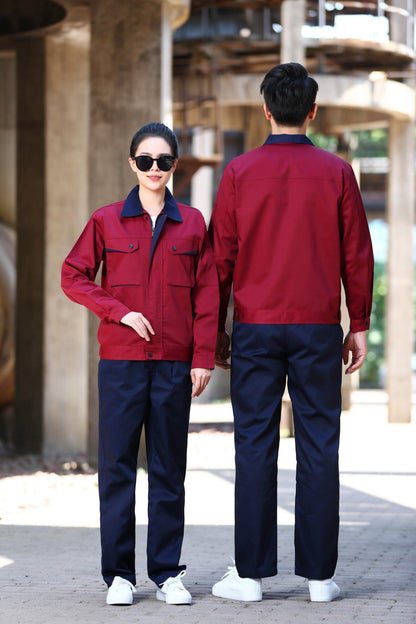 Corals Trading Co. 可樂思百貨商行 涤棉 Spring and Autumn Long Sleeve Polyester-Cotton Workwear SD-W808