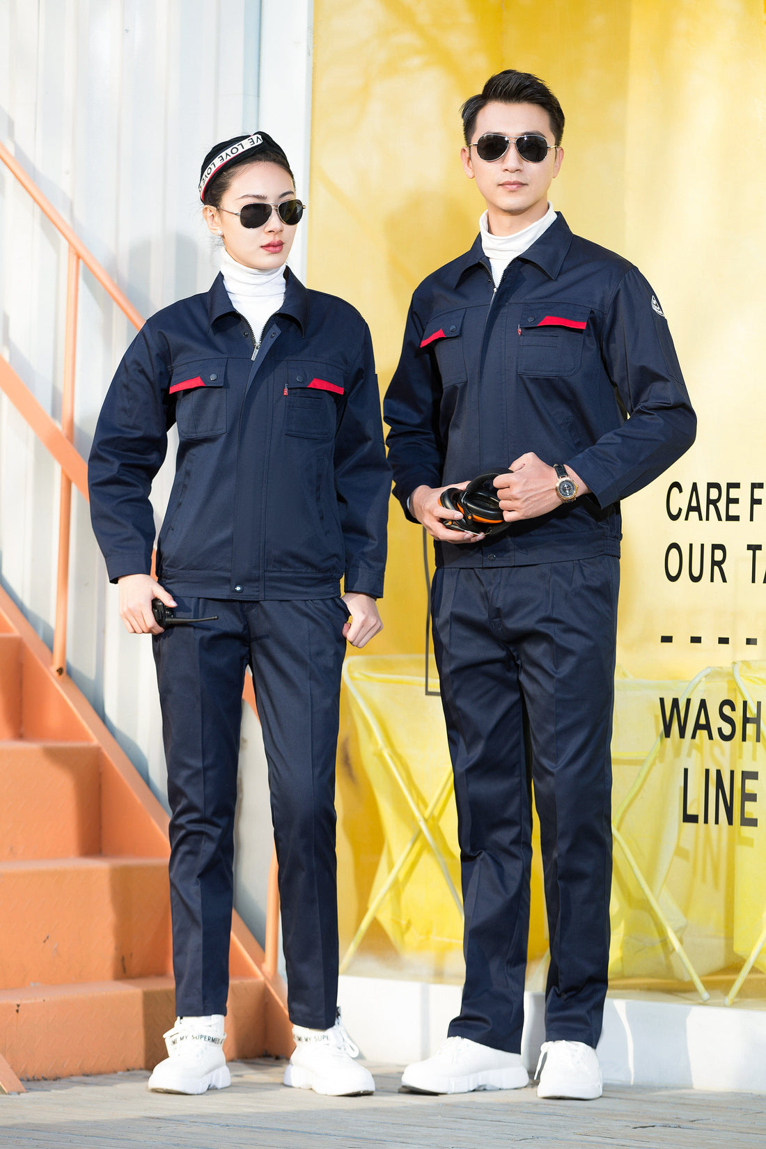 Corals Trading Co. 可樂思百貨商行 纯棉 Spring and Autumn style long-sleeved anti-static work clothes series SD-AS-W101