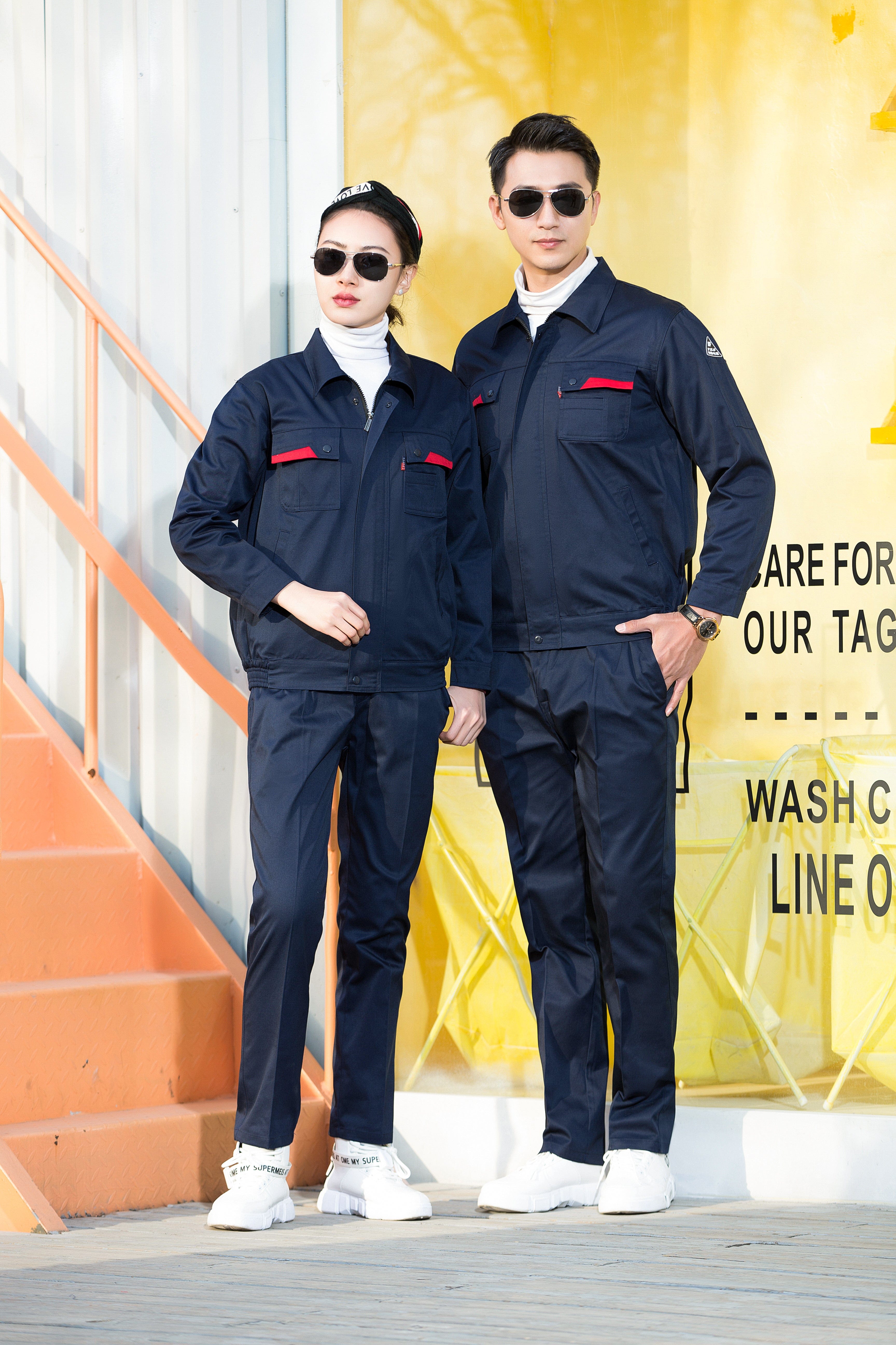 Corals Trading Co. 可樂思百貨商行 纯棉 Spring and Autumn style long-sleeved anti-static work clothes series SD-AS-W101