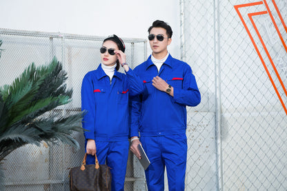 Corals Trading Co. 可樂思百貨商行 纯棉 Spring and Autumn style long-sleeved anti-static work clothes series SD-AS-W102