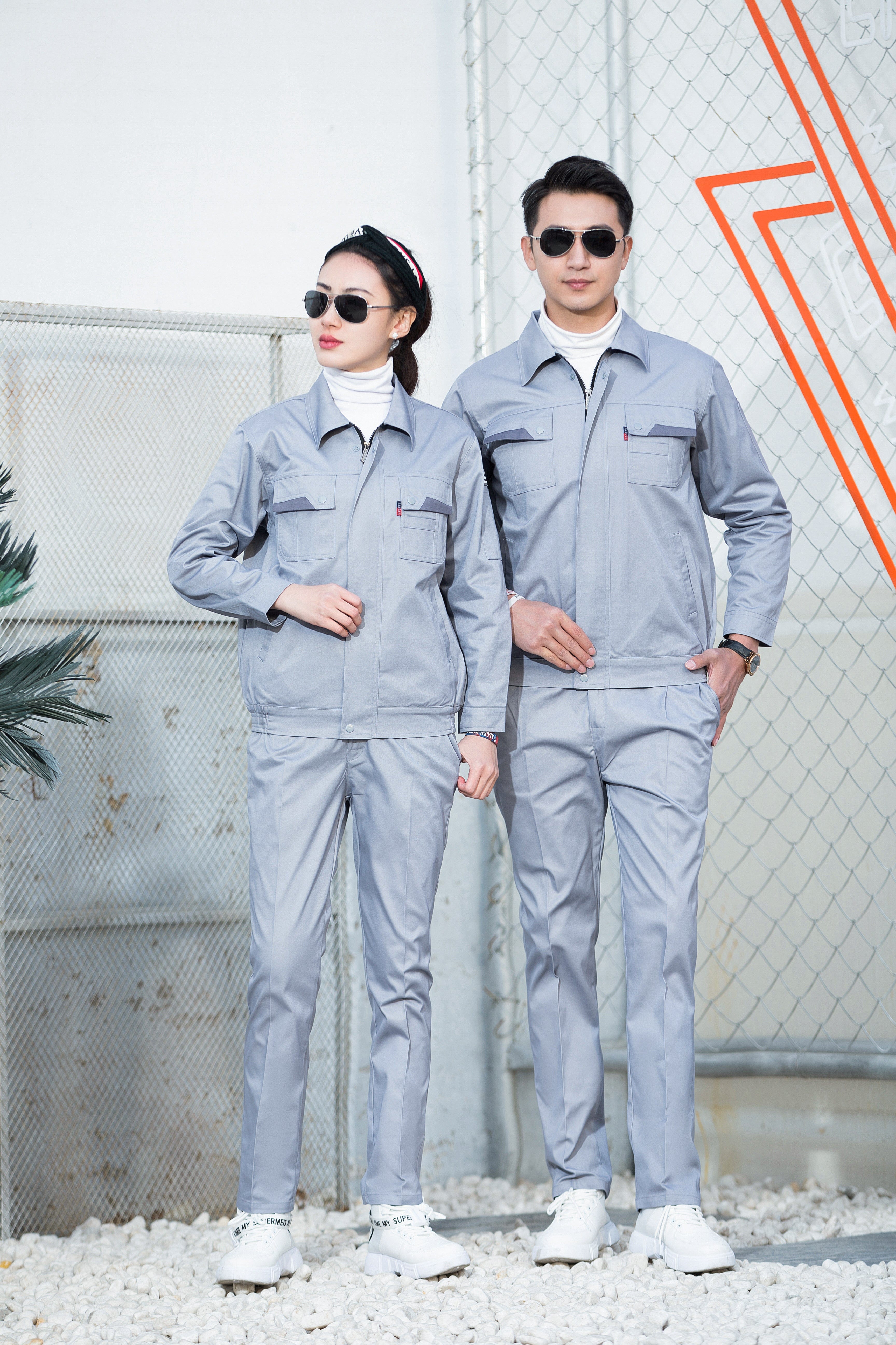 Corals Trading Co. 可樂思百貨商行 纯棉 Spring and Autumn style long-sleeved anti-static work clothes series SD-AS-W103