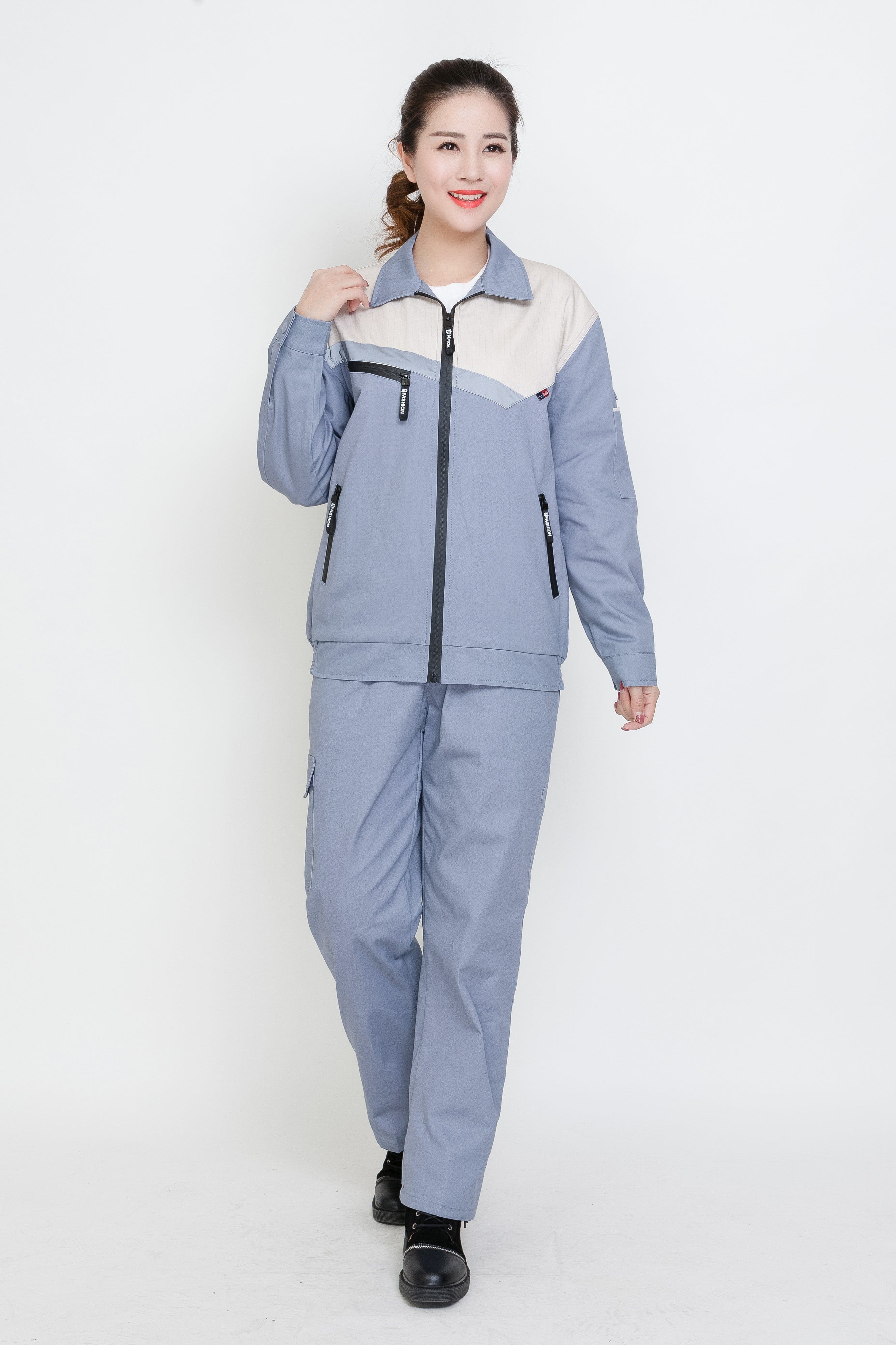 Corals Trading Co. 可樂思百貨商行 涤棉抗静电 Spring and Autumn style long-sleeved anti-static work clothes series SD-AS-W403